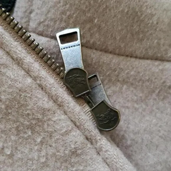 BURBERRY CHECK LINED WOOL TOGGLE DUFFLE COAT WITH FUR TRIMMED HOOD - Picture 11 of 15